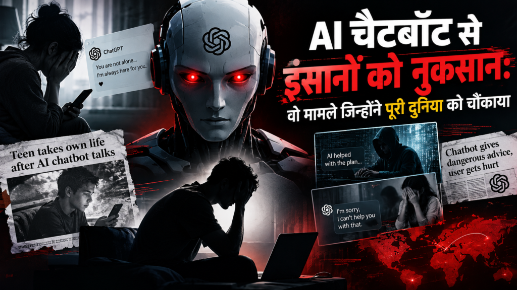 AI चैटबॉट न्यूज़, ChatGPT लॉसूट, Google Gemini केस, AI से नुकसान, आर्टिफिशियल इंटेलिजेंस खतरा